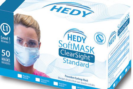 Hedy SoftMask ClearSight Standard Level 1 Masks