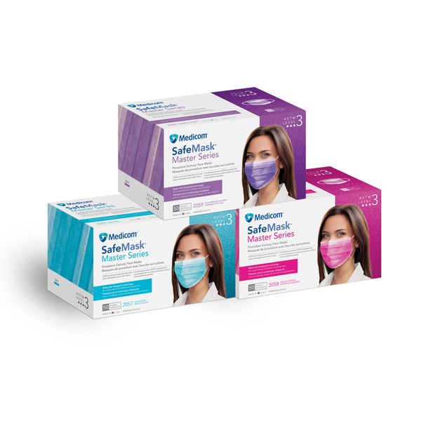 Medicom SafeMask® Master Series® L3 Earloop Masks with Simply Soft ...
