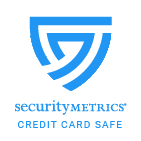 SecurityMetrics card safe certification logo